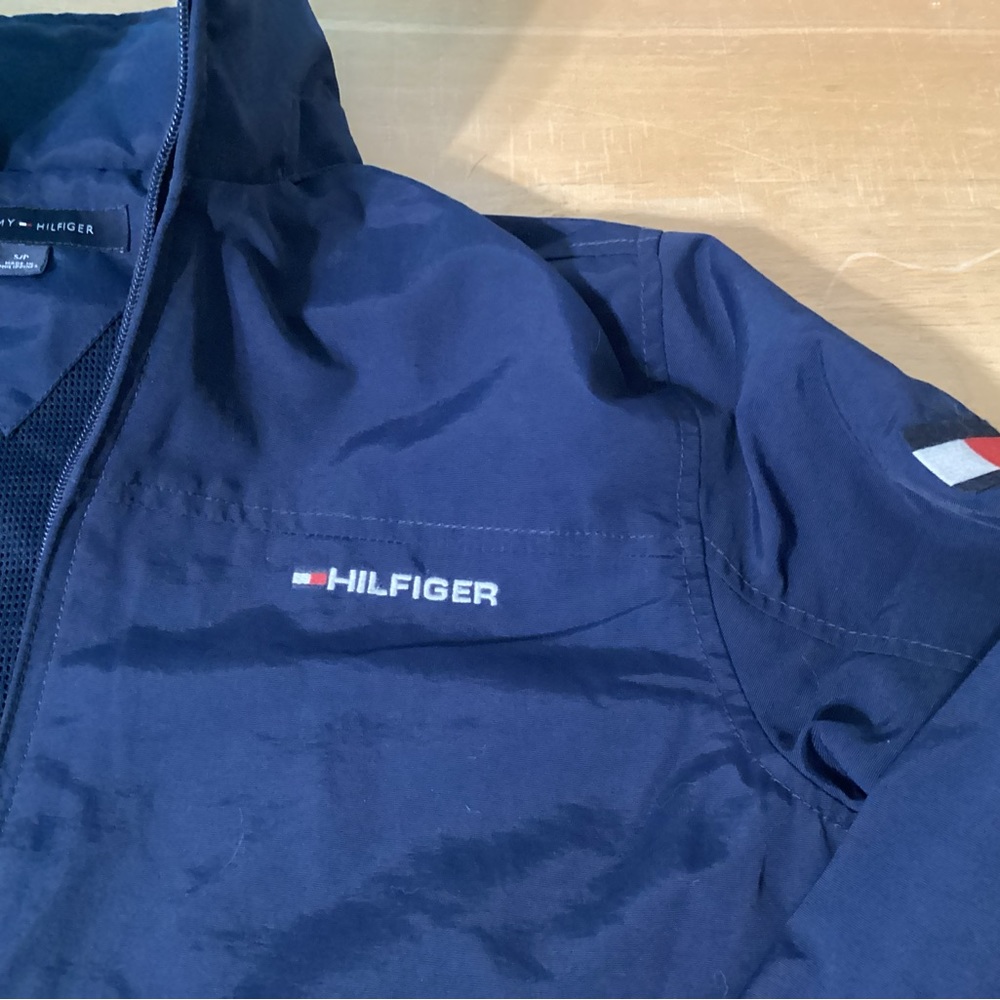 Tommy Hilfiger mens blue lightweight jacket